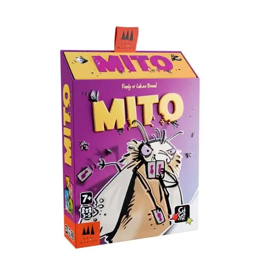 GIGAMIC - Mito - Jeux de société - Jeux de cartes dès 7 ans - Jeu d'ambiance pour enfant, famille et amis - Jeu de Bluff - De 3 à 5 joueurs - Jeu Rapide 15 Min - DRBMIT