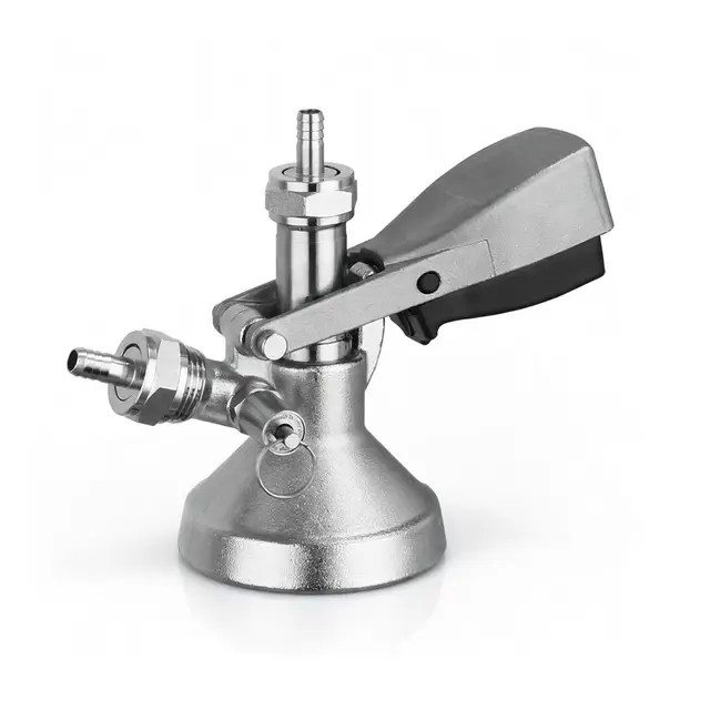 Coupleur De Fût Type G, Tête De Soutirage G5/8 Avec Soupape De Sécurité, Robinet En Acier Inoxydable 304 Pour Système De Tirage, Connecteur Pour Fûts Compatible Bière, Vin Et Boissons Gazeuses