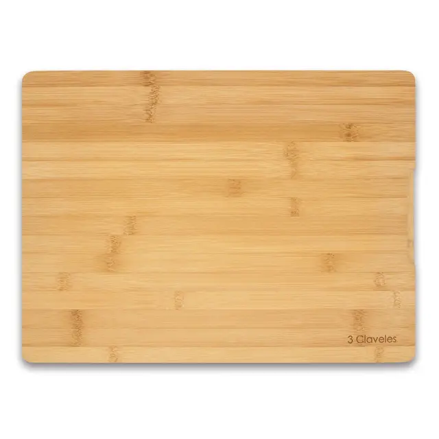 3 Claveles Planche à découper en bambou