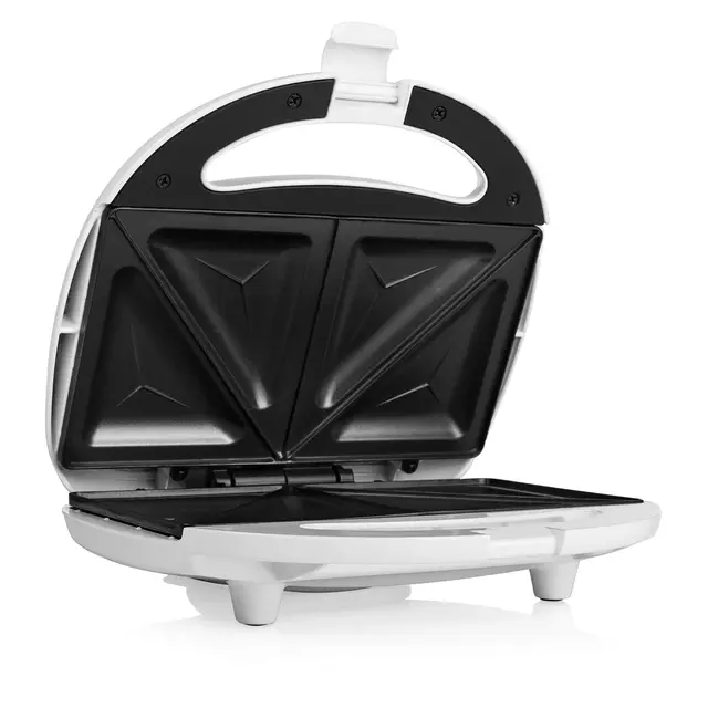 Tristar SA-3052 Appareil à croque-monsieur revêtement antiadhésif-750 W-pour 2, 750 W, Blanc