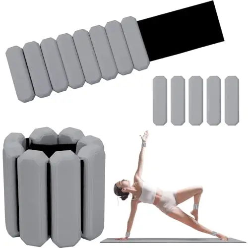 Poids De Poignet Réglables Poids De Cheville Pour Poids Poignet En Ankle Weights Pour Exercice Yoga Danse Barre Pilates Cardio Aérobic Marche