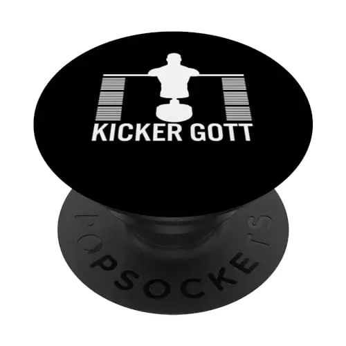 Kicker Gott Tischfußball Kickern Tischkicker Geschenk PopSockets PopGrip Interchangeable