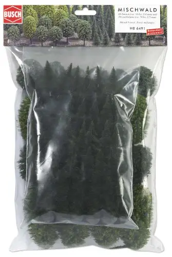 Busch - BUE6491 - Modélisme - Forêt de 50 Arbres