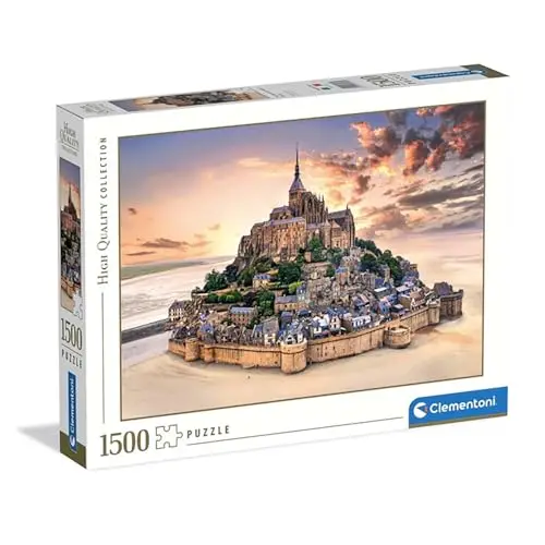 Puzzle Adultes HQC Le Mont Saint-Michel Rising - 1500 Pièces - Dès 14 Ans