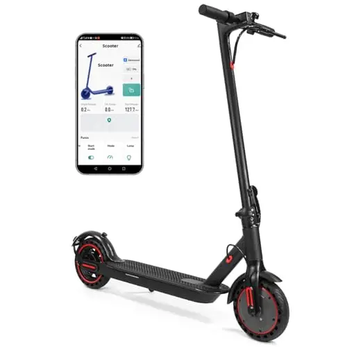 Trottinettes électriques de 8,5 Pouce, Batterie de Classe A de 10,4 Ah, 3 Modes de Vitesse, portée de 15 à 21 milles et Charge de 120 kg,onopattino elettrico Adulto Lunga autonomia