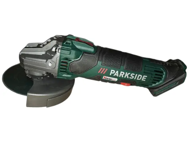 Meuleuse d'angle sans fil PWSA 20-Li, équipe Parkside X20V (dans une Mallette de transport, sans Batterie ni Chargeur)