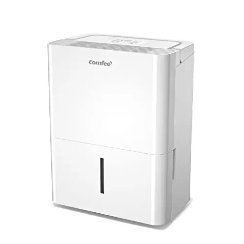 Comfee Déshumidificateur Connecté 20L/jour, 4 Modes, Deshumidificateur d air Silencieux, Sèche-Linge, Réservoir 3L, Pour pièce de 40㎡/100m³, MDDF-20DEN7-WF, Chambre, Garage, Fonctionne avec Alexa