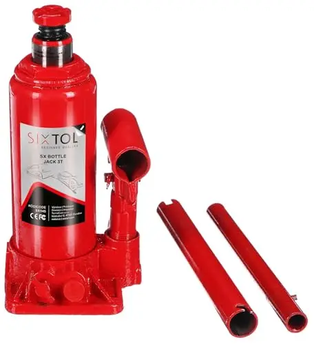 SX Bottle Jack 3T Cric hydraulique à Bouteille 3 tonnes Cric de Levage Compact