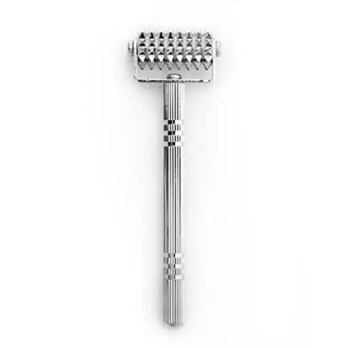 ROLL ON JADE - Ridoki Silver - Rouleau Masseur Visage Anti-Age - Roller Visage Lifting Naturel, Lissant, Raffermissant, Stimulant