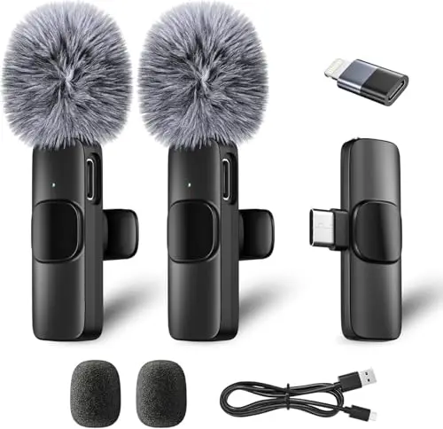 Voijump M681 Microphones cravate sans fil