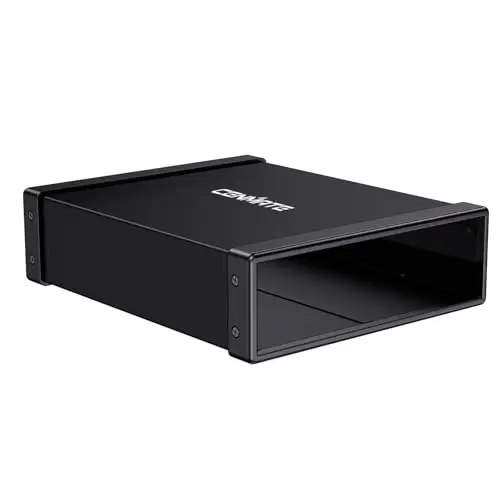 CENMATE Boîtier pour Lecteur Optique pour Lecteur Blu-Ray/CD/DVD SATA 5,25 Pouces, Boîtier Externe en Aluminium avec Câble USB A/C 3.0, Remplaçable à Chaud (Pas de lecteur, ne prend pas en charge IDE)