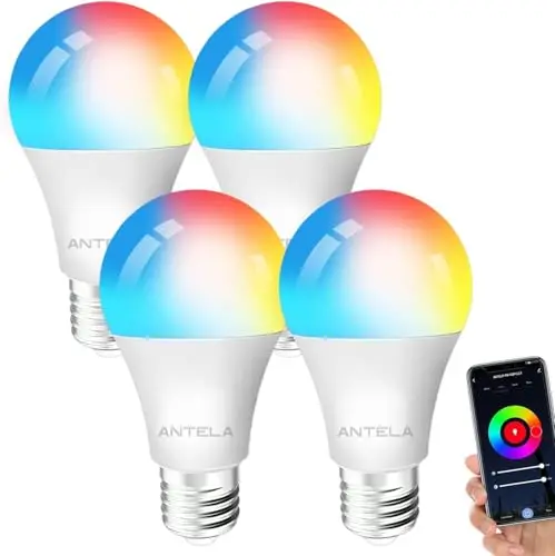 ANTELA Ampoule LED Connectée E27