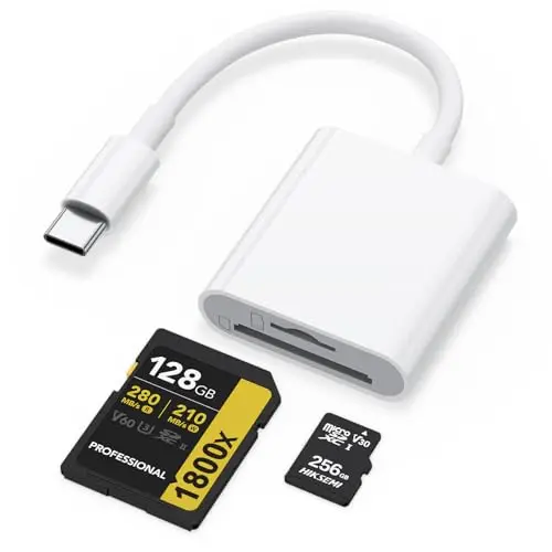 Wanme Lecteur de Cartes 3-en-1 USB-C