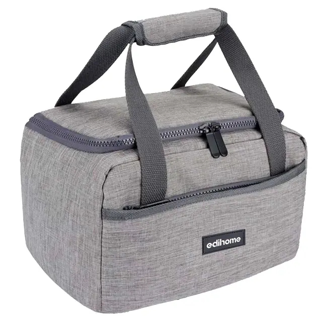edihome Sac Isotherme 8L Gris