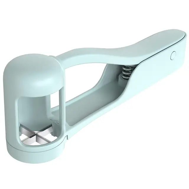 Coupe Fruit Vert pour Petits Fruits, Trancheur de Raisin et Tomate Cerise en Quartiers, Ustensile de Cuisine Pratique pour Salade de Fruits et Légumes, Gadget Essentiel pour Préparation Rapide