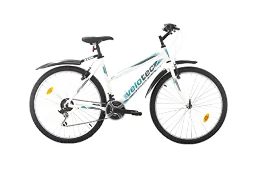 Multibrand Velotec 6th Sense Vélo VTT 26 Pouces en Aluminium, 18 Vitesses, Frein V-Brake, vélo pour Filles et Femmes, Convient pour 150–175 cm