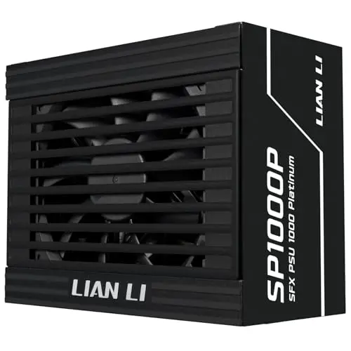 Lian Li SP Series Platinum 80 PLUS Platinum Netzteil, SFX, vollmodular, PCIe 5.1, ATX 3.1 - 1.000 Watt, schwarz