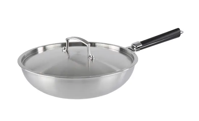 Kamberg Wok Inox 28 cm Amovible