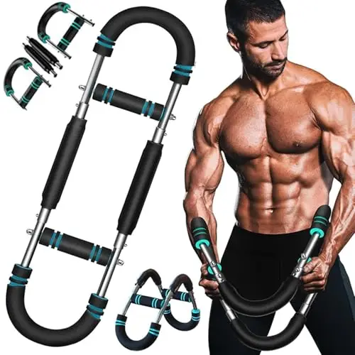 Shaker Twister Arm Trainer - Exerciseur de bras en forme de U - Extenseur de poitrine réglable - Entraîneur de cuisses - Équipement de fitness - Forme le corps parfait pour les hommes