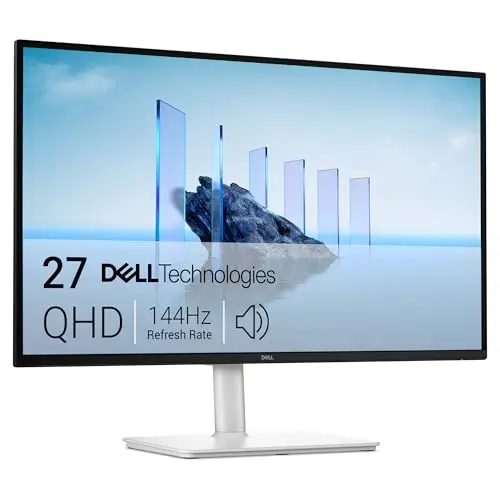 Dell 27 Plus Écran PC - S2725DSM, QHD (2560x1440), 144Hz, IPS, 1ms MPRT, AMD FreeSync, 99% sRGB, Réglage en Hauteur, Haut-parleurs intégrés, DisplayPort, HDMI, Garantie 3 Ans, Blanc
