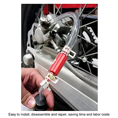 Universelles Motorrad Auto Bremsenentlüfter Schlauch Set - Rückschlagventil für einfaches Entlüften