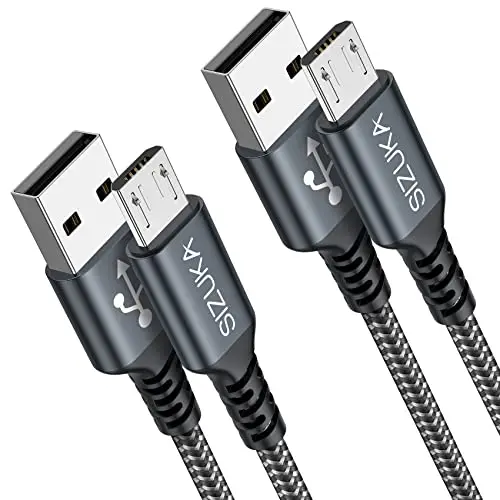 SIZUKA Câble Micro USB Nylon Tressé