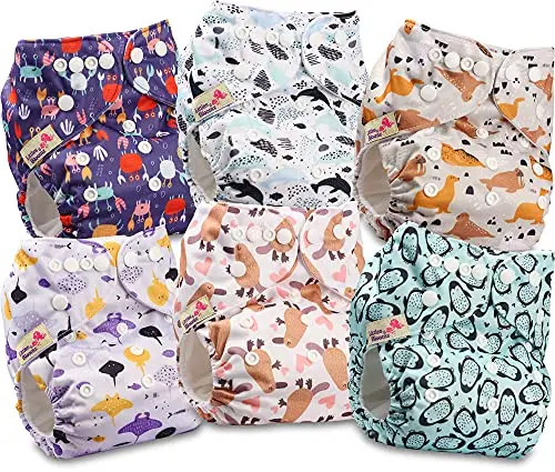 Littles & Bloomz Couches Lavables Réutilisables