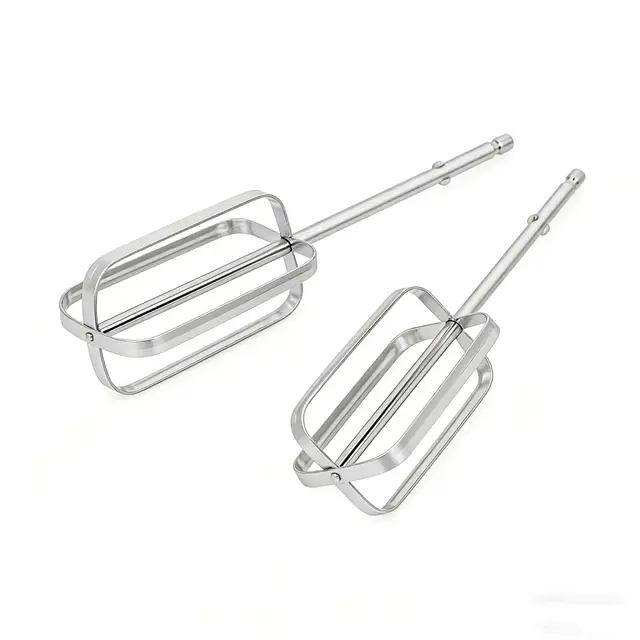 Accessoires Batteur Électrique Acier Inoxydable,2 Pcs Fouet Cuisine Mélangeur à Main de Rechange,Agitateur à Crème pour Pâtisserie,Outil Cuisine Polyvalent,Lavage Facile