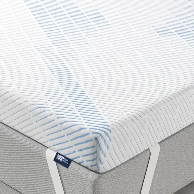 BedStory Surmatelas 140 x 190 | sur-Matelas 2 Personnes Mémoire de Forme Gel | Soutien Ergonomique | Housse Hypoallergénique Amovible et Lavable | Épaisseur 7 cm