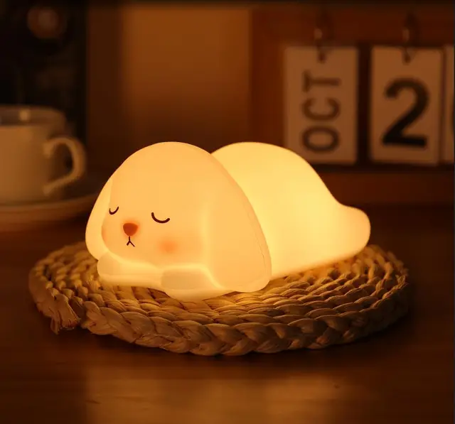 ZKLiLi Lapin Lampe de chevet en silicone