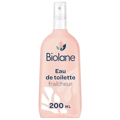 BIOLANE- Eau de toilette bebe - Fraîcheur - 98% d'ingrédients d'origine naturelle - Unisexe -200ml-Fabriquée en France
