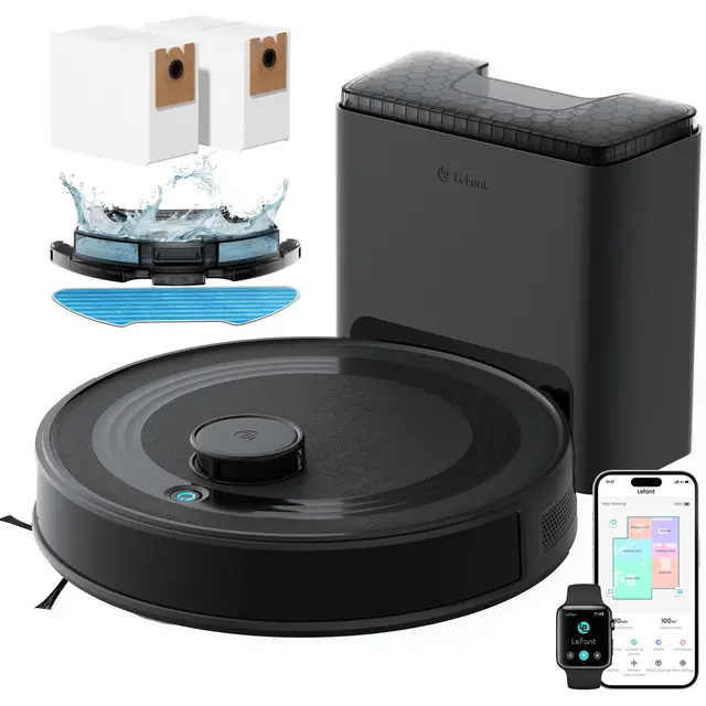 Lefant M2 Plus Robot Aspirateur Laveur