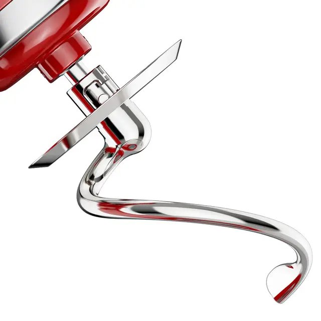 GVODE Crochet à pâte pour Kitchenaid batteur, crochet à pâte K45DH pour batteur sur socle 4,3 et 4,7/4,8L à tête inclinable, crochet à pâte en acier inoxydable lavable au lave-vaisselle