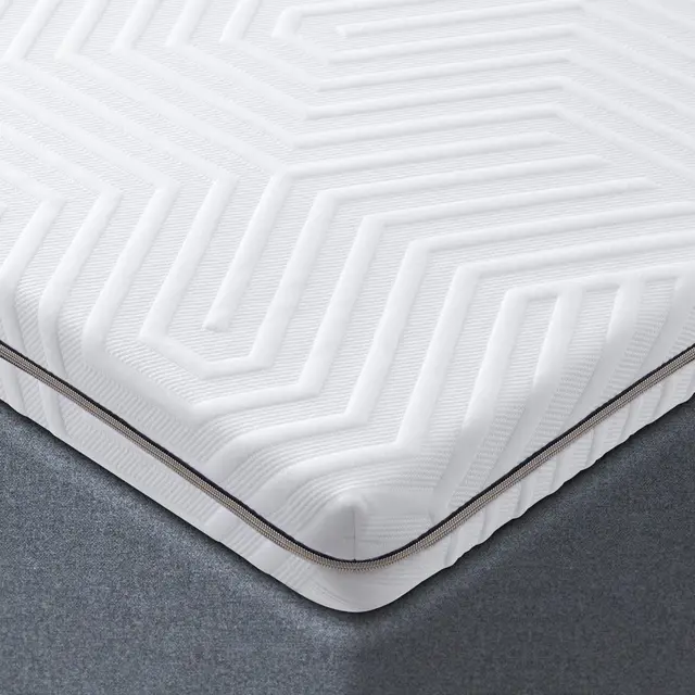 BedStory Surmatelas 140 x 190 cm en mousse à mémoire de forme 7,5 cm, surmatelas en bambou peut éliminer les odeurs et les acariens, housse amovible et lavable, rafraîchissant, respirant et moelleux