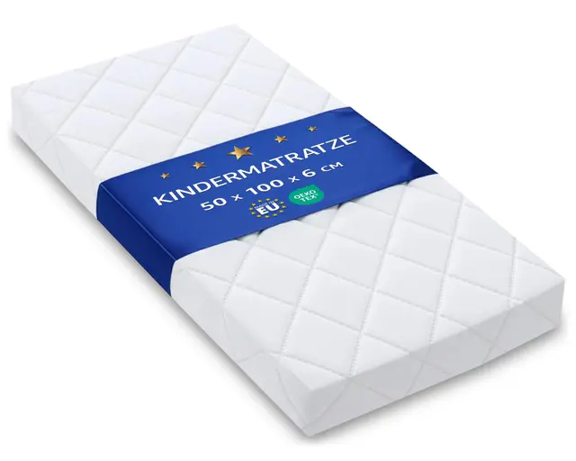 Totsy Baby Matelas Bebe - Basic pour lit Bebe Berceau couffin nacelle et Lits Parapluie 50 x 100 avec Housse Enfant Protection Contre l'humidité Oeko-Tex