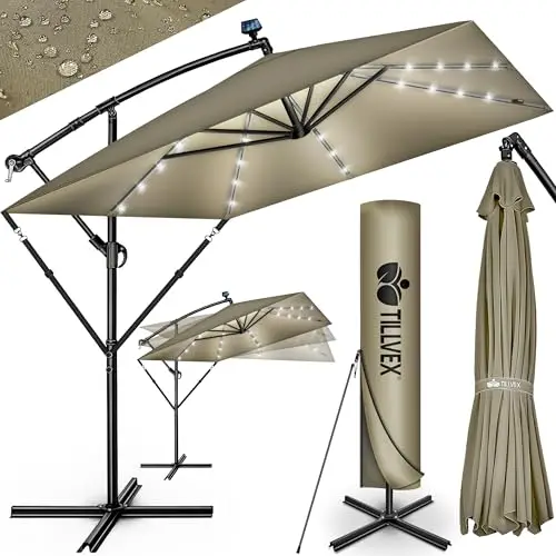 tillvex Parasol déporté Aluminium