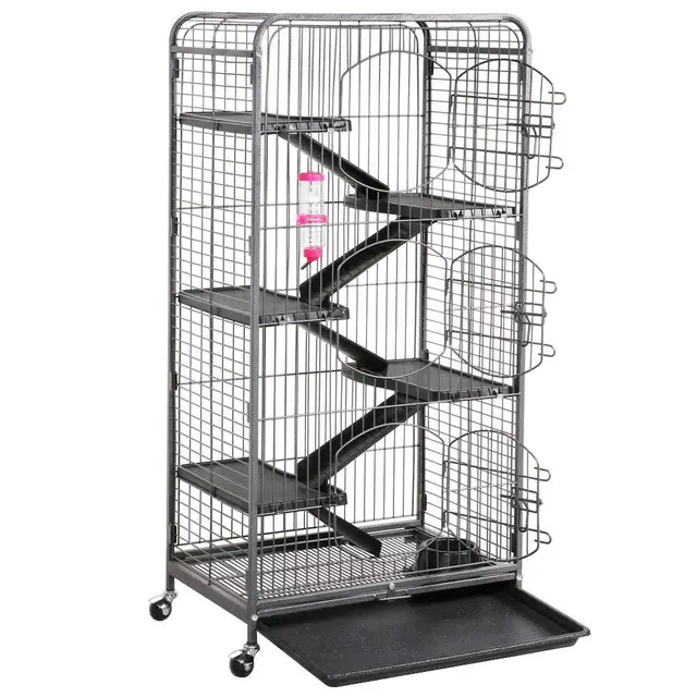 Yaheetech Cage Multi-Niveaux pour Rongeurs