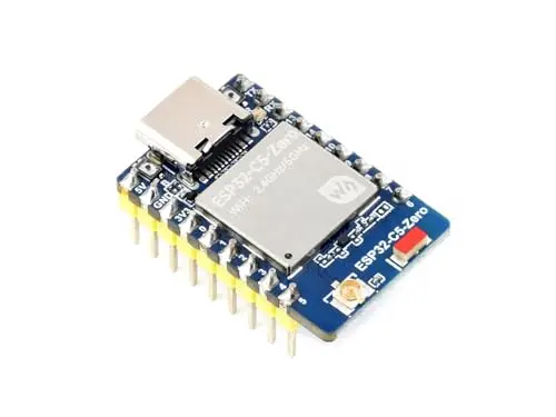 Waveshare ESP32-C5 Mini Development Board with Pre-soldered Header, Equipped with 32-Bit RISC-V Processor, Integrated 2.4GHz/5GHz Dual-Band Wi-FI 6 and BT 5