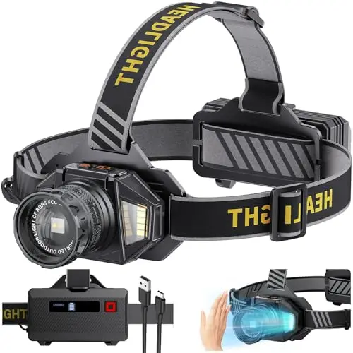 ECHOBUY Lampe Frontale LED 120000 Lumens