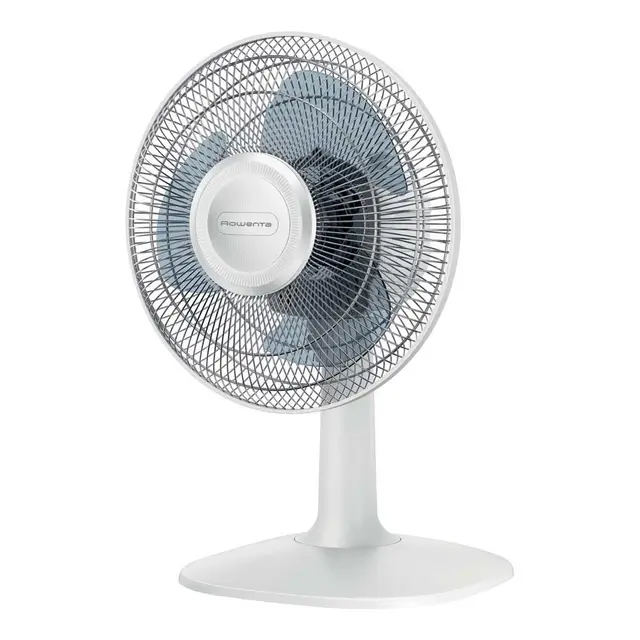 Rowenta Essential+ Ventilateur de table, puissant débit d’air jusqu’à 34 m³/min, 3 vitesses, 40 dB(A), oscillation automatique, design compact, câble 1.8 m, VU2330F2