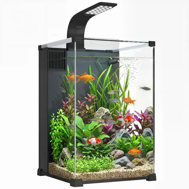PawHut Nano Aquarium 36L Komplettset