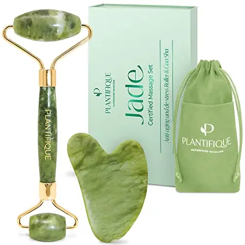 Plantifique Rouleau de Jade et Gua Sha