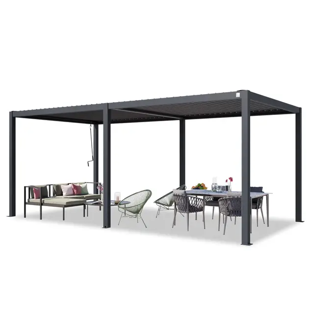 TOOLPORT Pergola Aluminium Anthracite