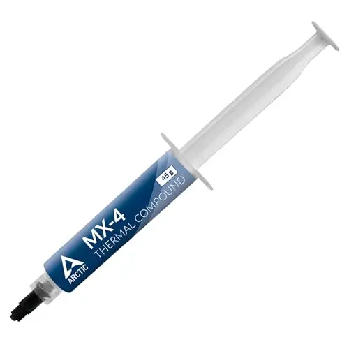 ARCTIC MX-4 (45g) - Pâte thermique de haute performance pour tous les processeurs (CPU, GPU - PC, PS4, XBOX), conductivité thermique très élevée, longue durée de vie, application sûre, non-conductrice