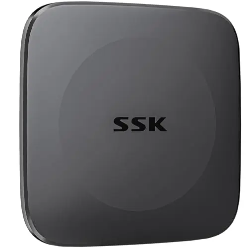 SSK Disque Dur Externe SSD 256Go,jusqu'à 550 Mo/s,SSD Portatil,avec câble Type C vers USB C/A,Disque Dur Externe Rapide USB 3.2 GEN2 Stockage Externe pour iPhone 15/Android/Windows/Tablette/Mac/Xbox