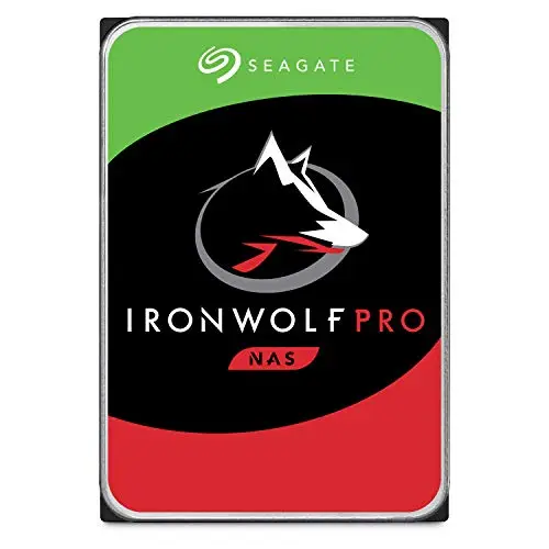 Seagate IronWolf Pro, 10 To, Disque dur interne NAS HDD, CMR 3,5" SATA 6 Gbit/s, 256 Mo de mémoire cache, pour NAS RAID, services Rescue valables 3 ans (ST10000NE0004)