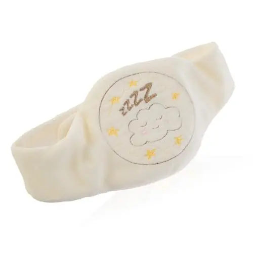 Babyjem - Ceinture blanche en noyaux de cerises - Idéale pour les maux de ventre et les ballonnements - , ajustable pour les bébés de 0 à 12 mois, garnissage naturel en noyaux de cerises, 100% coton,