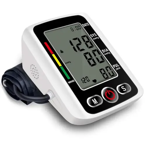 Tensiometre Bras Professionnel, Tensiometre Bras, Tensiomètre Électronique au Bras, Mémoire 2x120, Écran LCD, Manchette Ajustable 22cm-32cm, Tensiometre Professionnel