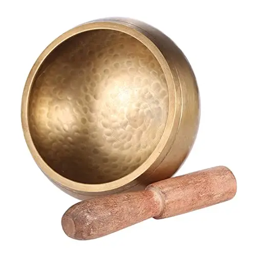 Bol chantant tibétain, 7 cm, pour yoga, méditation, détente, soulagement du stress et de l'anxiété