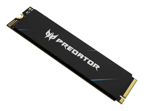 Acer Predator GM9 M.2 NVMe SSD 2To PCIe 5.0 – Vitesse de Lecture Jusqu’à 14500 Mo/s – SSD Interne Gen5 Professionnel – Stockage Gaming Compatible PC et Ordinateur Portable.
